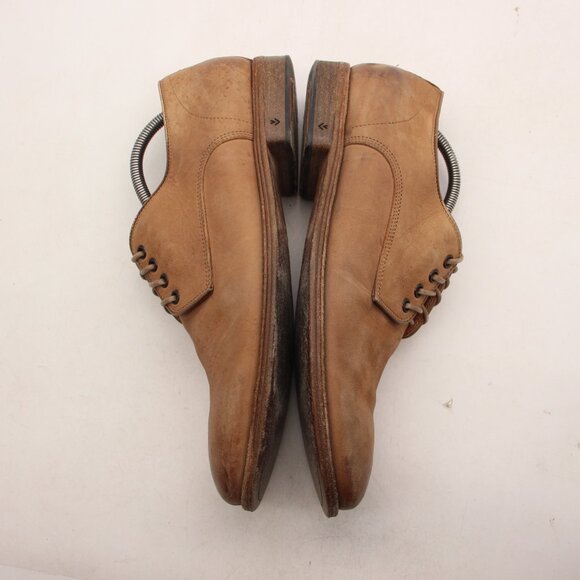 John Varvatos Men\'s Size UK 10.5 Brown Leather Dress Shoes Handmade in Italy main image 8